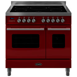 Britannia RC-9TI-DE Delphi Induction Hob Range Cooker Gloss Red